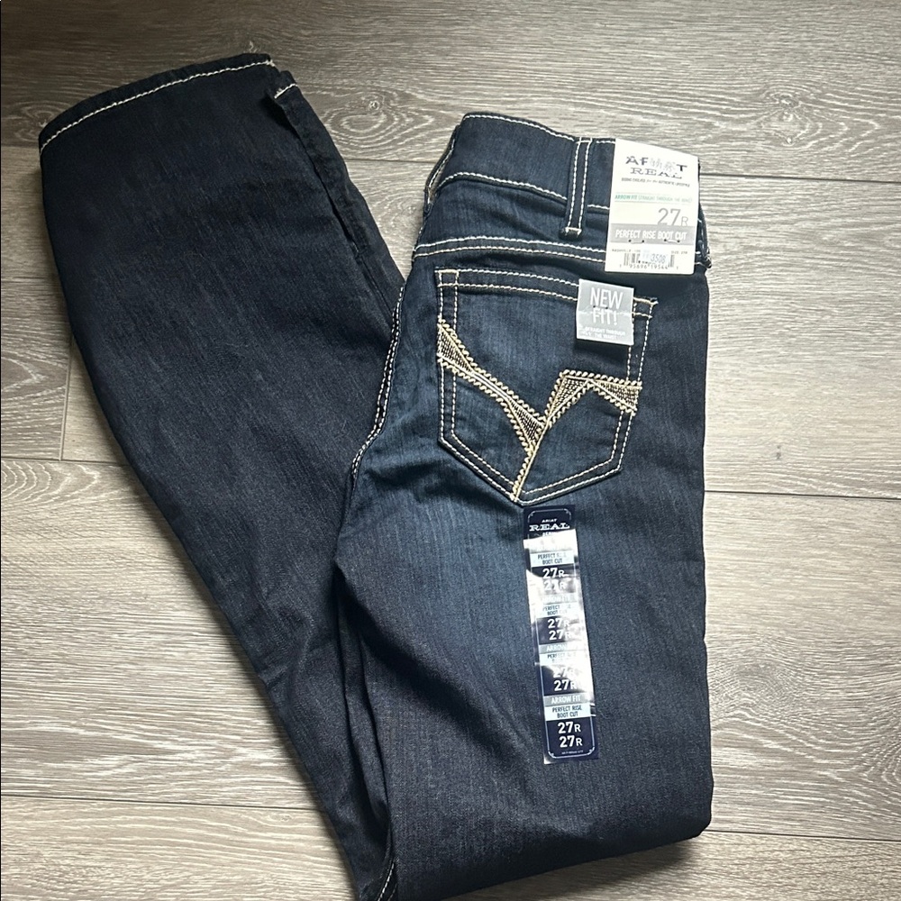 Ariat Women's Dark Blue Boot Cut Jeans